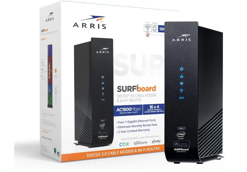 Arris SURFboard WiFi Router for verizon fios