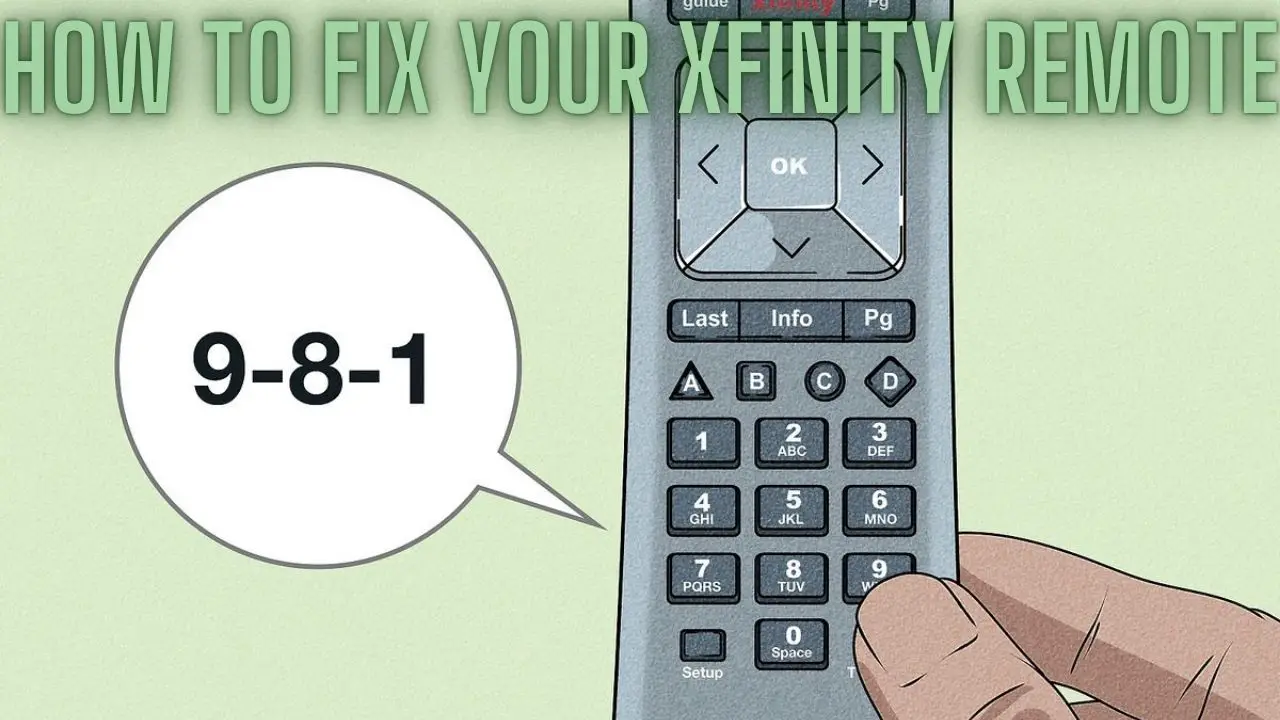 How to Fix Your Xfinity Remote